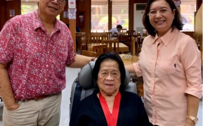 OSA Olivia V. Yanson, a generous benefactor and Outstanding Sillimanian, revisits SU with the same spirit of giving and love.